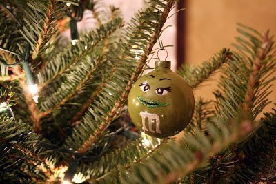 Christmas Tree and Homemade Ornaments