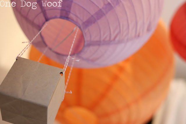 Hot Air Balloon Lantern | One Dog Woof | #paperlantern