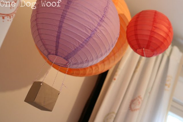 Hot Air Balloon Lantern | One Dog Woof | #paperlantern