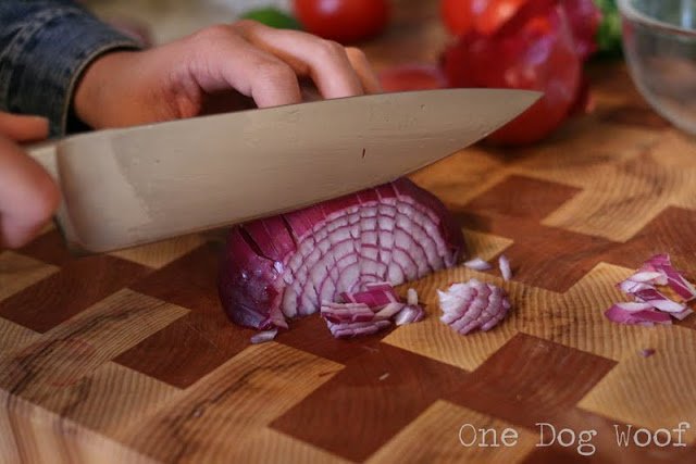 One Dog Woof: How to Dice Onions