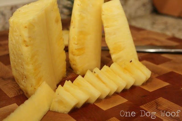 How to Cut Pineapple | One Dog Woof | #prep #cookingtips