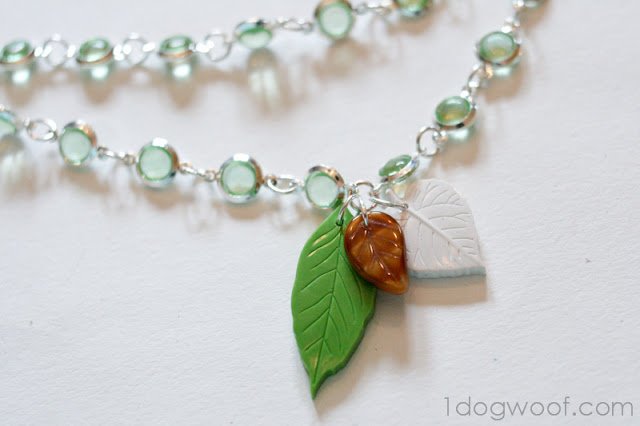 Leaf Pendant Necklace with Martha Stewart Jewelry