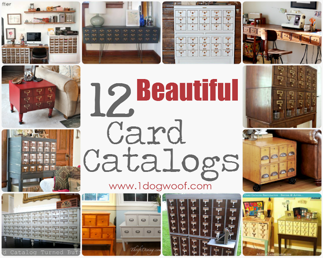 Repurposed Card Catalog Roundup