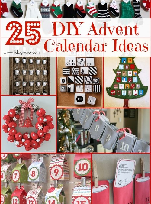 25 DIY Christmas Advent Calendar Ideas