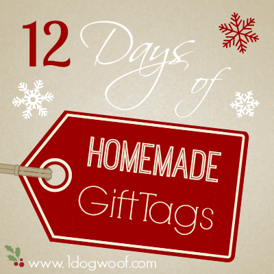12 Days of Homemade Gift Tags