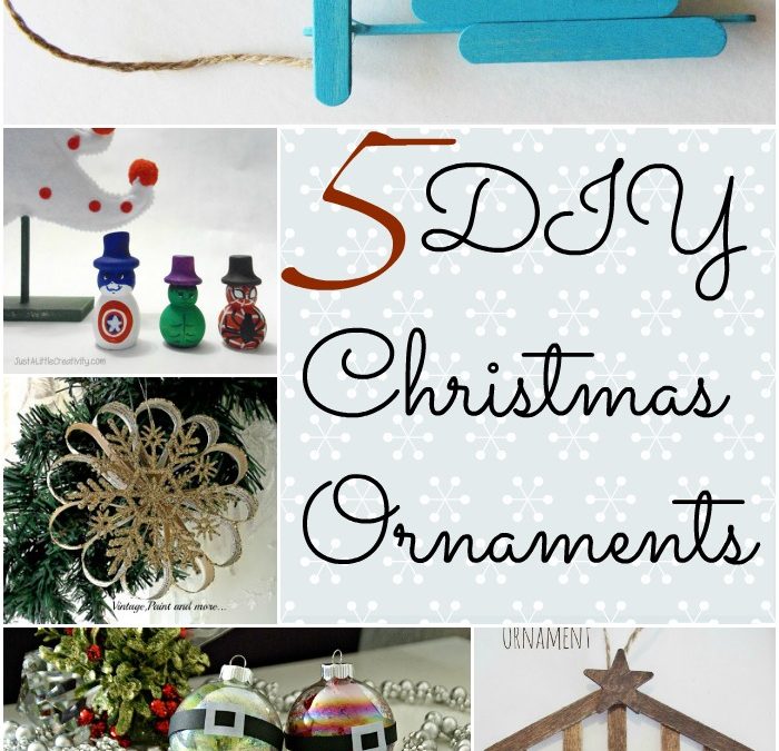 The Project Stash Link Party: 5 DIY Christmas Ornaments
