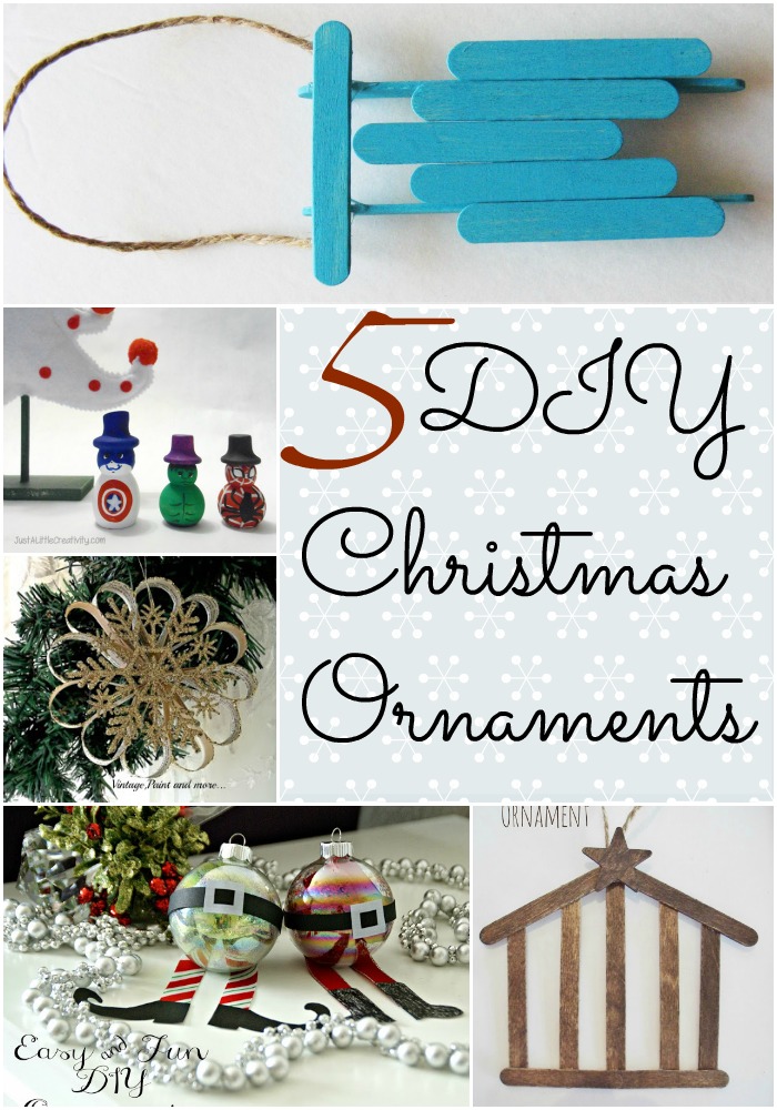 5 DIY Christmas Ornaments