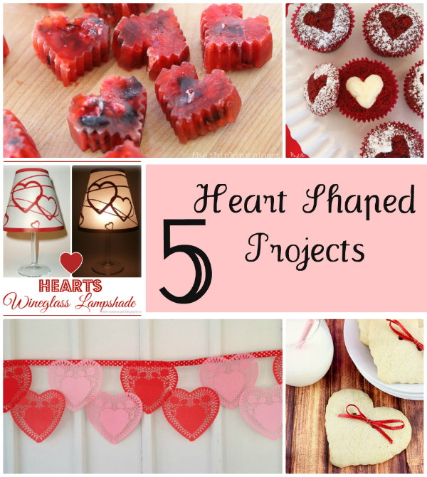 The Project Stash Link Party: 5 Heart Shaped Projects