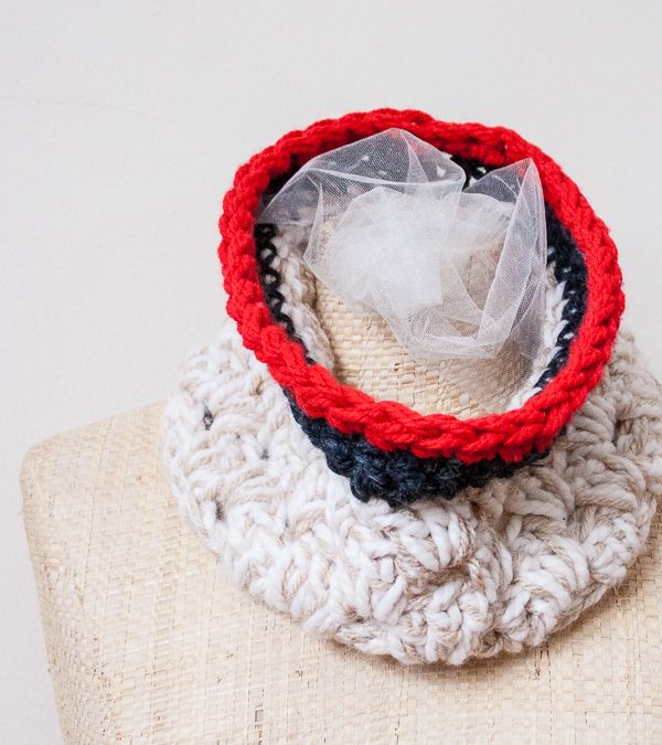 DIY Anthropologie Inspired Chunky Cowl Crochet Pattern
