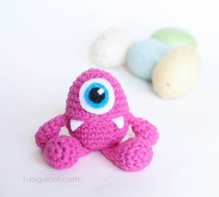 Little Monster Easter Egg Crochet Pattern