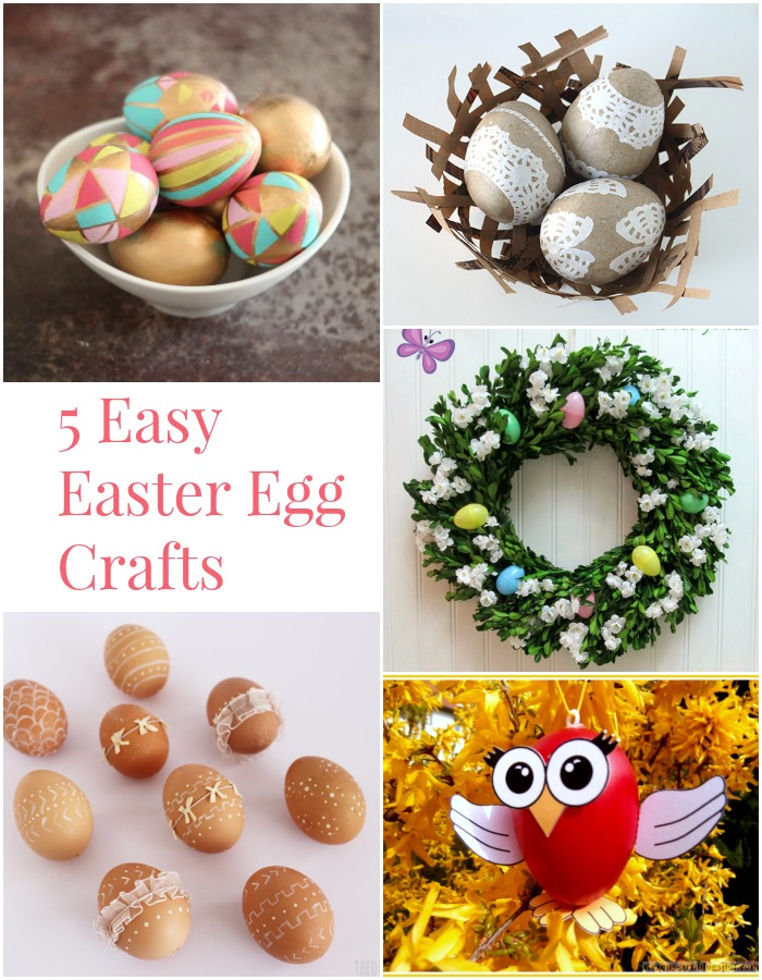 5 Easy Easter Egg Crafts at The Project Stash