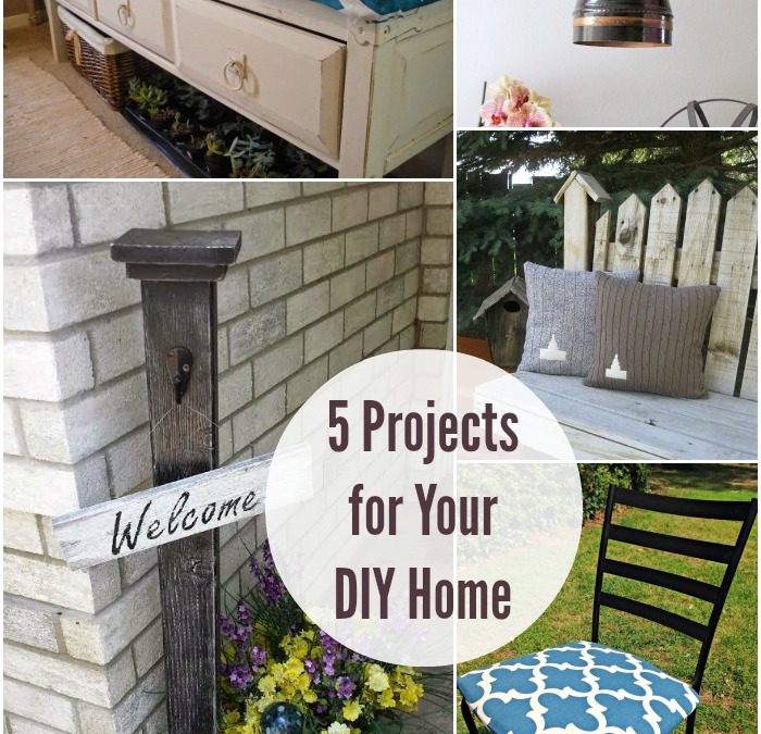 5 DIY Projects for Your Home at The Project Stash