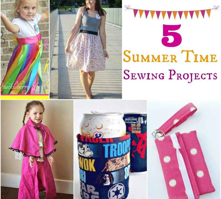 5 Summertime Sewing Projects at The Project Stash