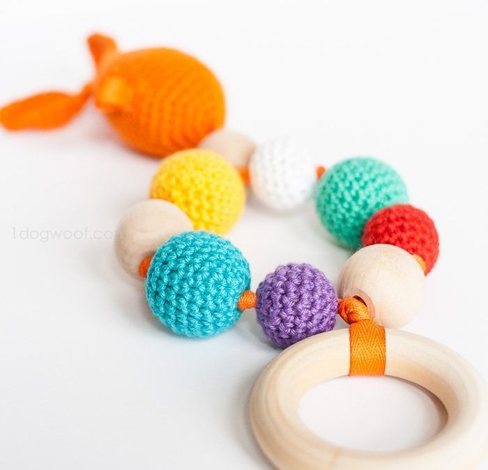 Bubbles and Goldfish Teether Crochet Pattern