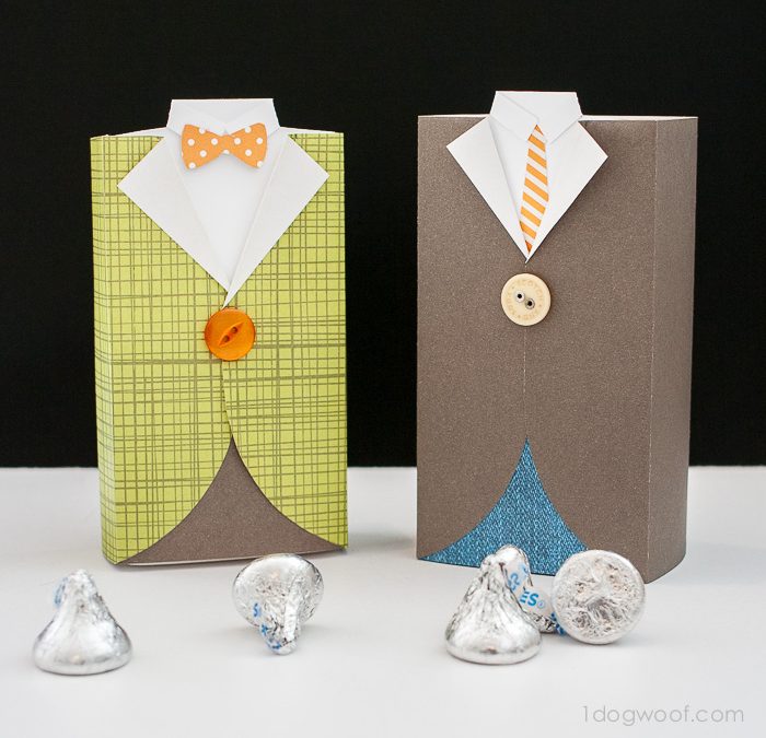 Men’s Suit Gift Box and Treat Holder