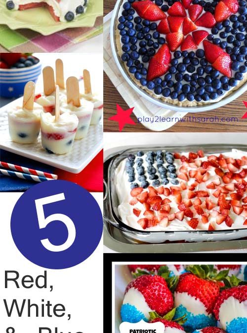 Red, White and Blue Desserts at The Project Stash