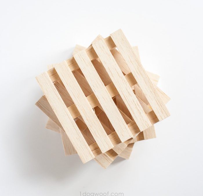 Wooden Pallet Coasters