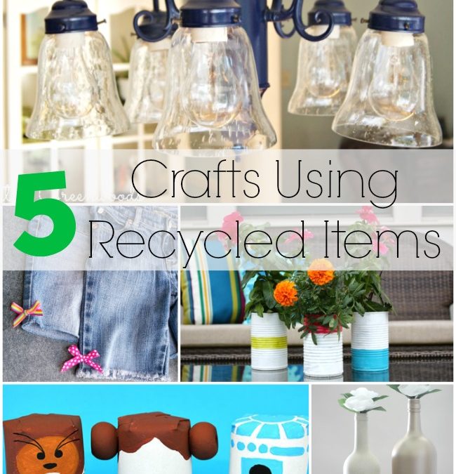 Recycled Crafts at The Project Stash