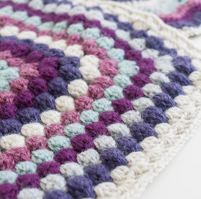 Bobble Stitch Afghan Square: Blog Hop CAL
