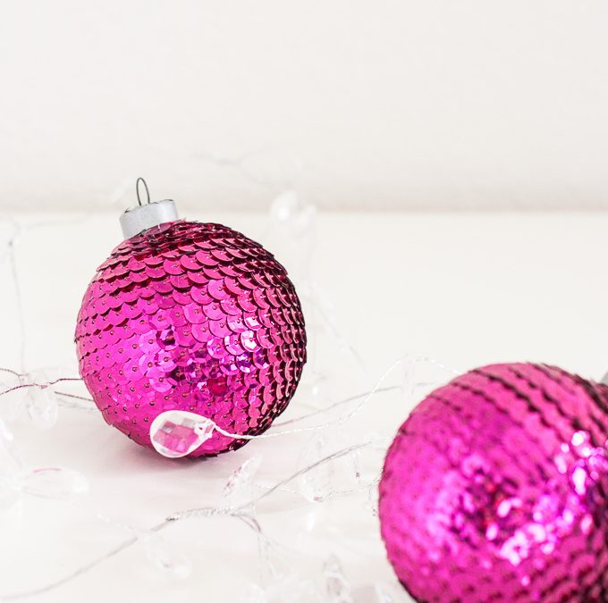 DIY Sequin Ornaments