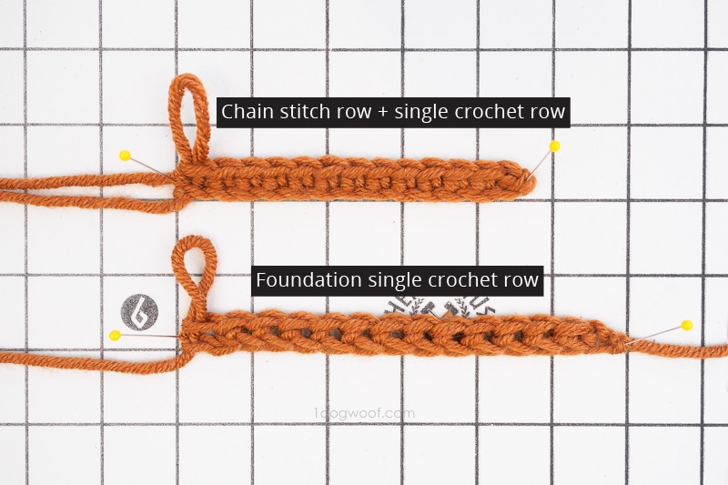 stretchiness comparison between fsc and chain row
