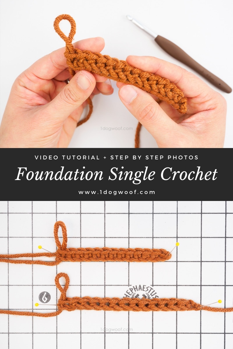 in depth look at foundation single crochet stitches