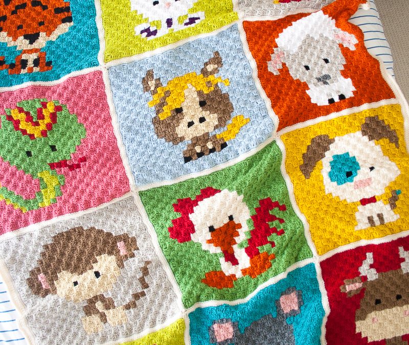 Zoodiacs C2C Crochet Afghan