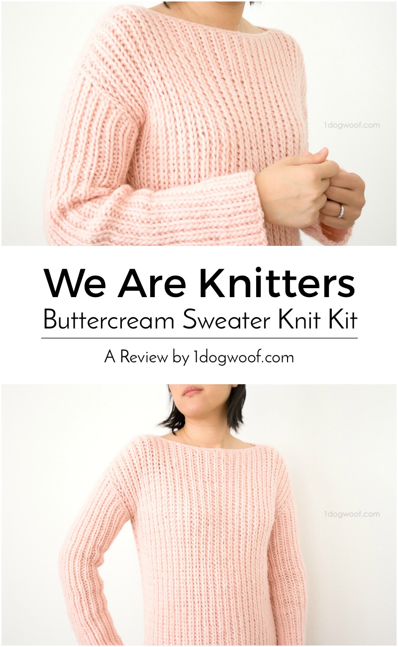 Here's my review of the We Are Knitters Buttercream Sweater Knit Kit. It's a great beginner knitting project!