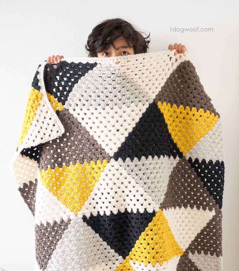 Love Triangles Baby Blanket by 1dogwoof.com