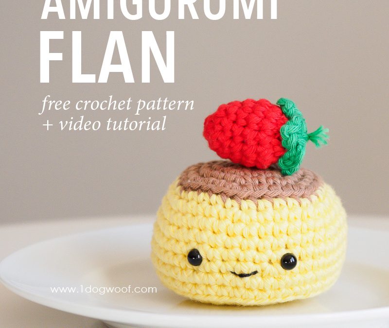 Amigurumi Flan Crochet Pattern