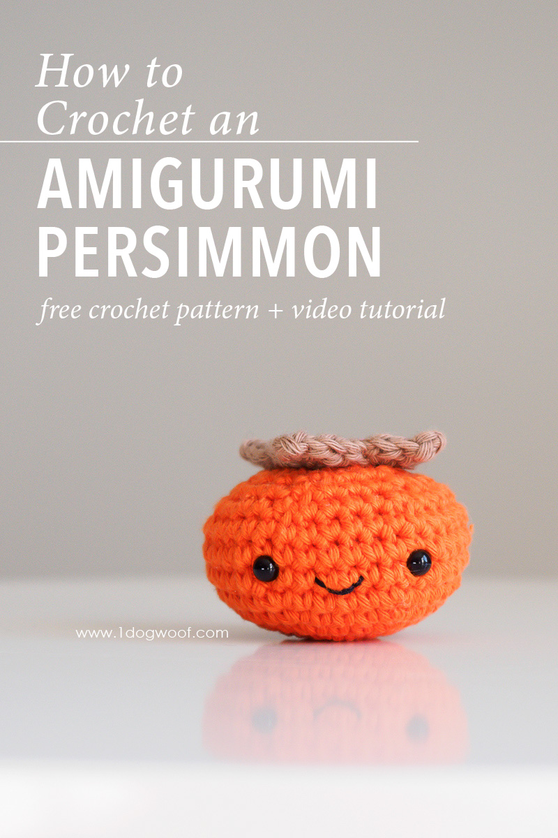 Amigurumi Persimmon Crochet Pattern