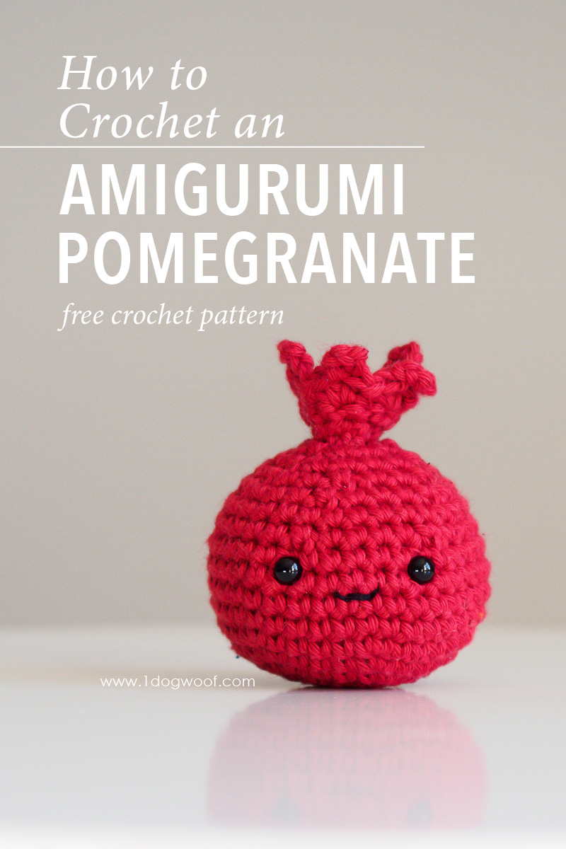Amigurumi Pomegranate Crochet Pattern