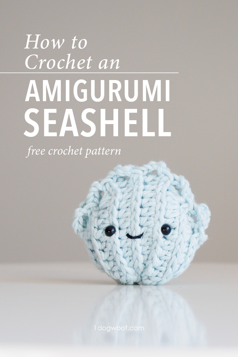 Amigurumi Seashell Crochet Pattern - One Dog Woof