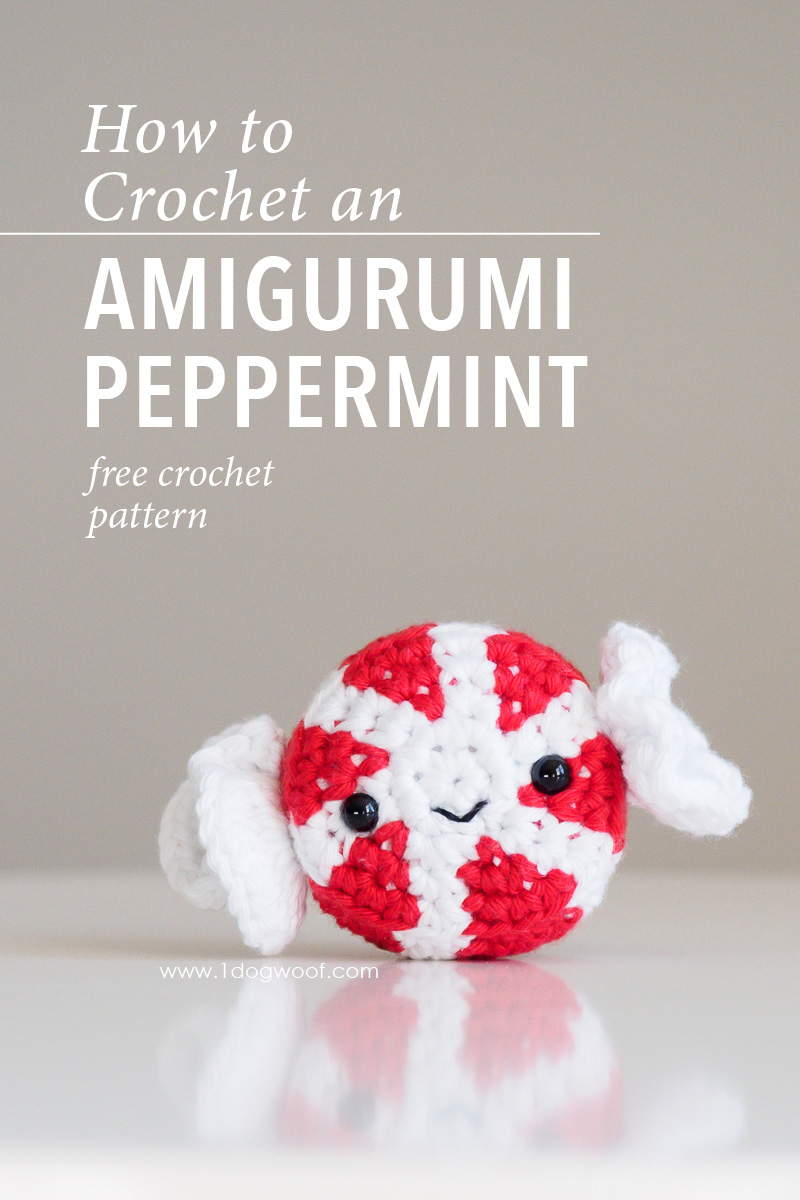 amigurumi peppermint candy