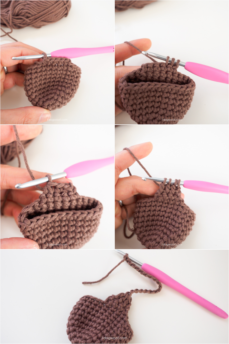 step by step tutorial on making ear flap