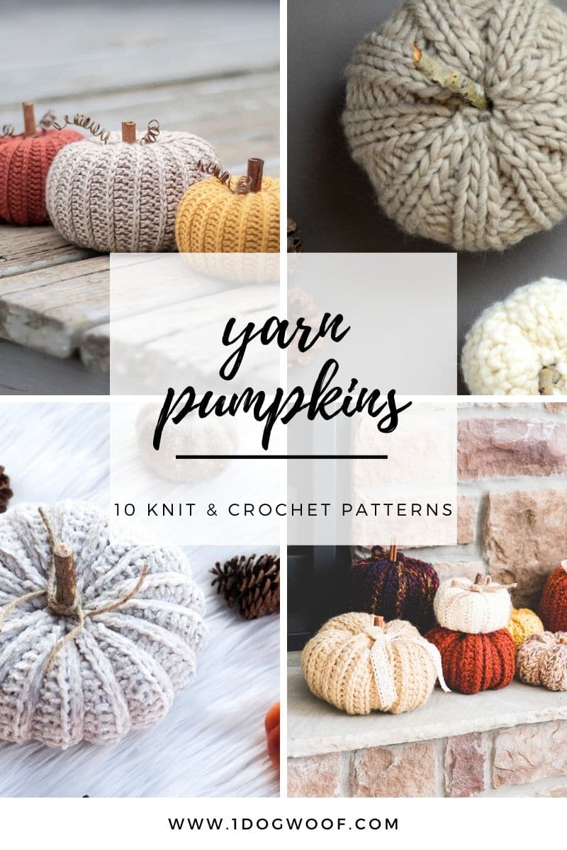 knit and crochet pumpkin patterns collection