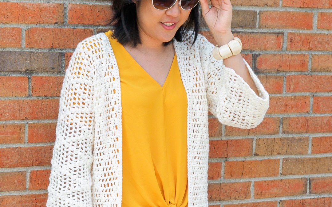 Diamond Clusters Crochet Cardigan