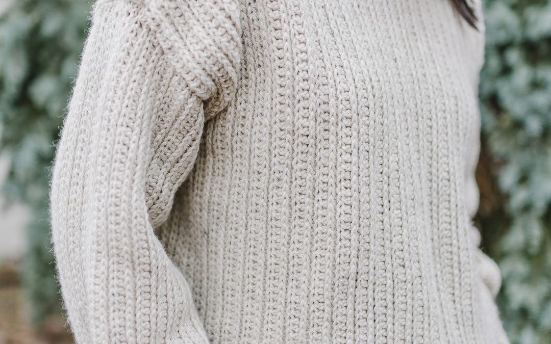 The High Line: A Button-Shoulder Crochet Sweater