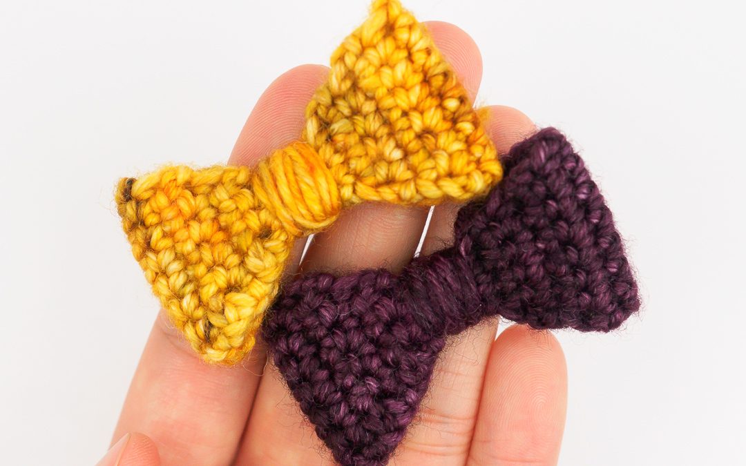 Mini Crochet Bowtie: Dress Up Time!