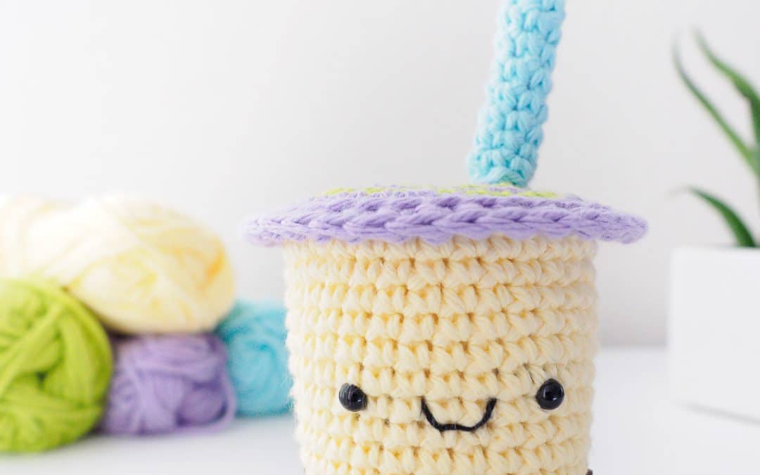 Boba Milk Tea Amigurumi Crochet Pattern