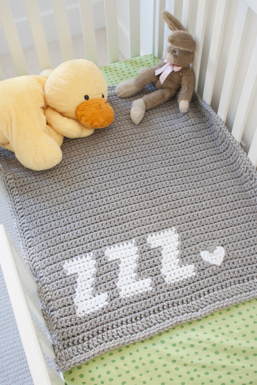 Get Some Zzz’s Crochet Baby Blanket